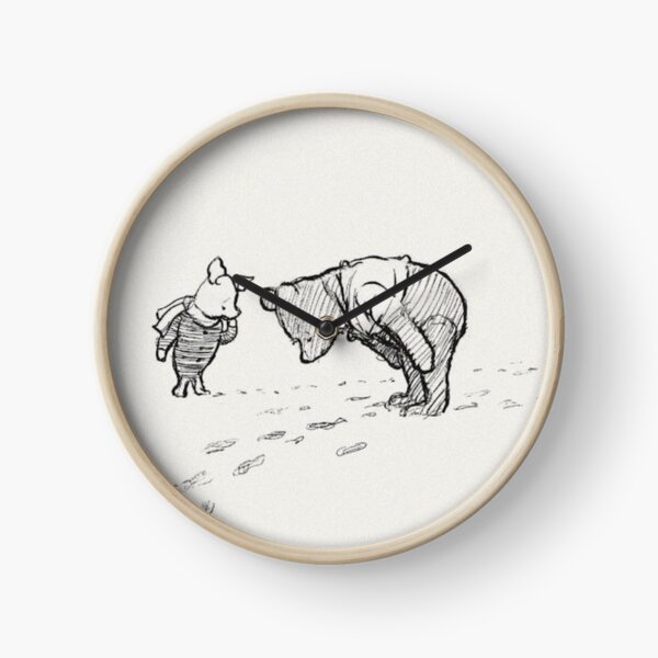 Winnie the Pooh Sketch Clock