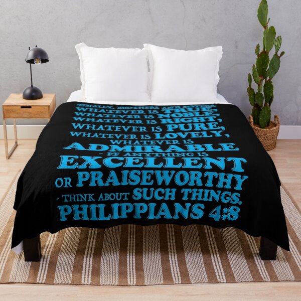 Item preview, Philippians 4:8 designed and sold by plushism.