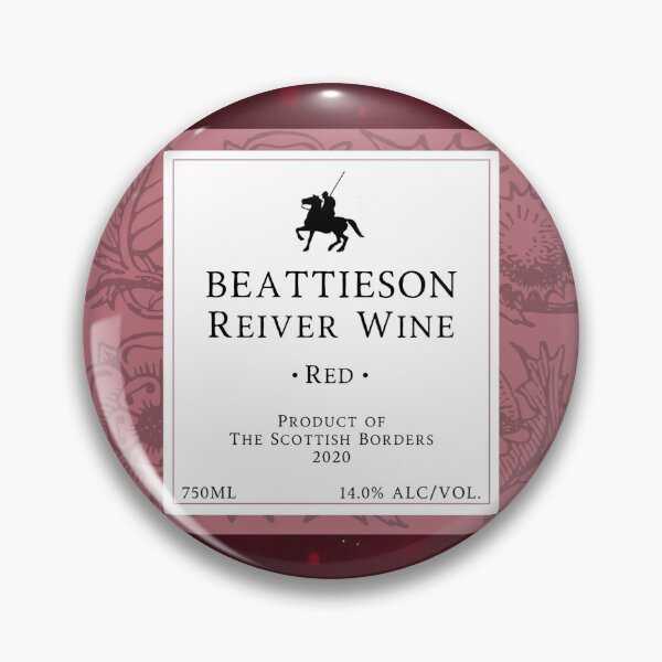 Artikelvorschau, BEATTIESON Red Wine Label | Border Reivers entworfen und verkauft von yourscotborders.