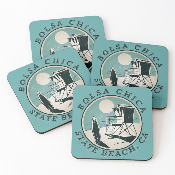 Item preview, Bolsa Chica State Beach, Surfing California designed and sold by Spearhead Ink.