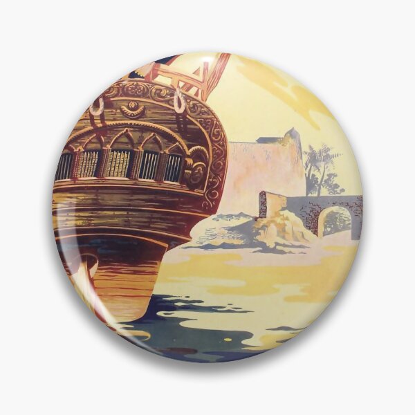 Item preview, Mombasa retro poster designed and sold by CorasPosters.