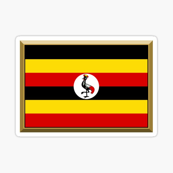 Item preview, Uganda Flag Gifts, Masks, Stickers & Products (GF) designed and sold by mpodger.