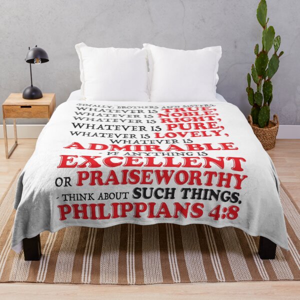 Item preview, Philippians 4:8 designed and sold by plushism.