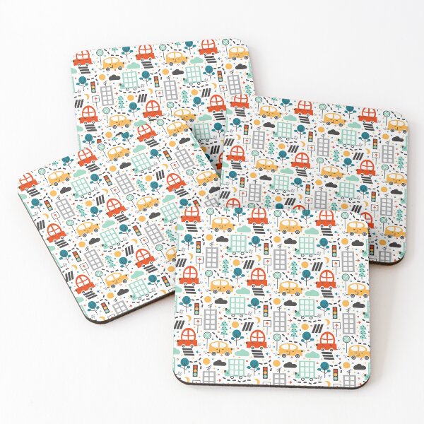Item preview, Traffic Cars Seamless Pattern designed and sold by Simplulina.