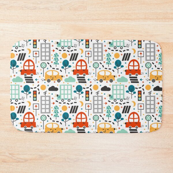 Item preview, Traffic Cars Seamless Pattern designed and sold by Simplulina.