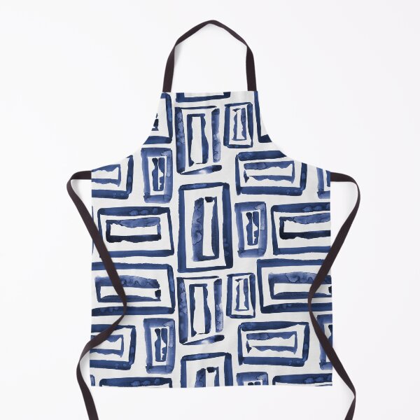 Item preview, Inky Squares in Blue designed and sold by RebeccaFlaherty.