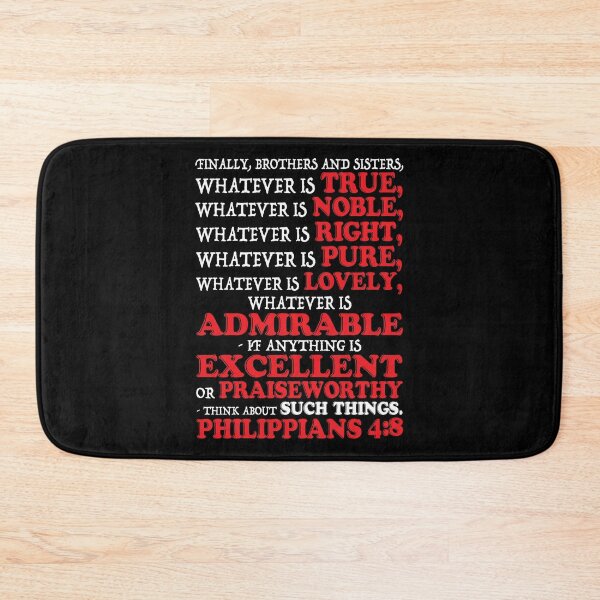 Item preview, Philippians 4:8 designed and sold by plushism.