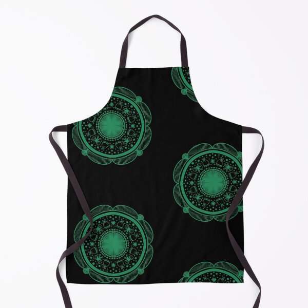 Item preview, Green Holiday Abstract Mandala Design designed and sold by mavagraphics.