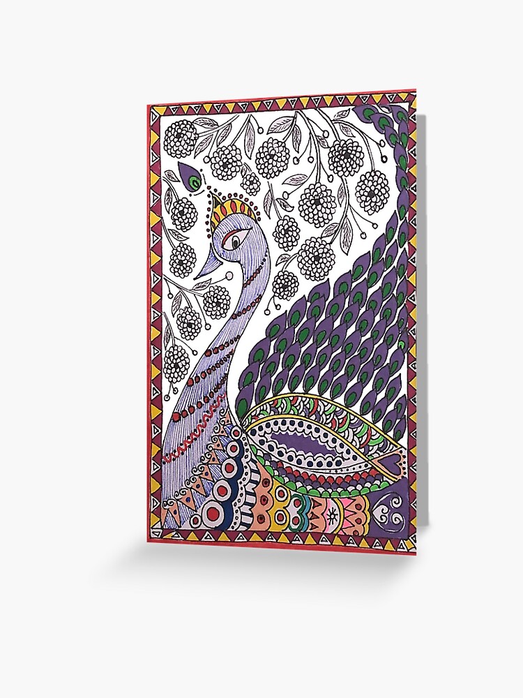 Indian Art #india #art #batik #followme Greeting Card