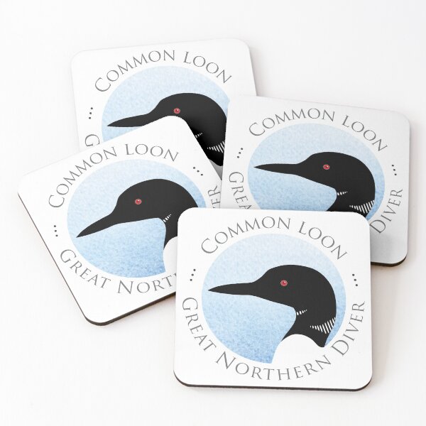 Item preview, Common Loon_head designed and sold by bigeffinbee.
