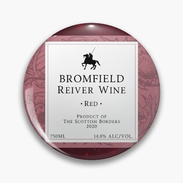 Artikelvorschau, BROMFIELD Red Wine Label | Border Reivers entworfen und verkauft von yourscotborders.