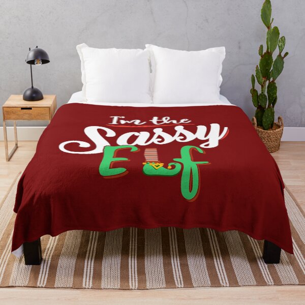 Item preview, Im The Sassy Elf funny womens Christmas pyjama gift designed and sold by alenaz.