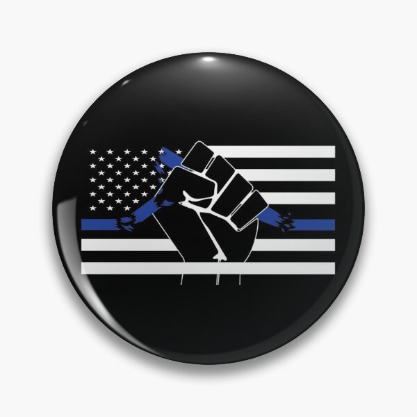 Item preview, The Thin Blue Line... designed and sold by DoodleDashCollective.