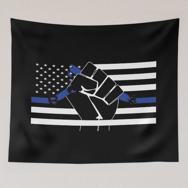 Item preview, The Thin Blue Line... designed and sold by DoodleDashCollective.