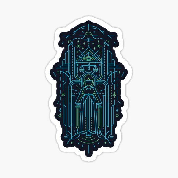wir werden alle gleich behandeln. * _
* Lustitia Sticker