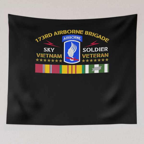 Item preview, 173rd Airborne Brigade Vietnam Veteran Shirt Sky Soldier designed and sold by BruceFaulkner.