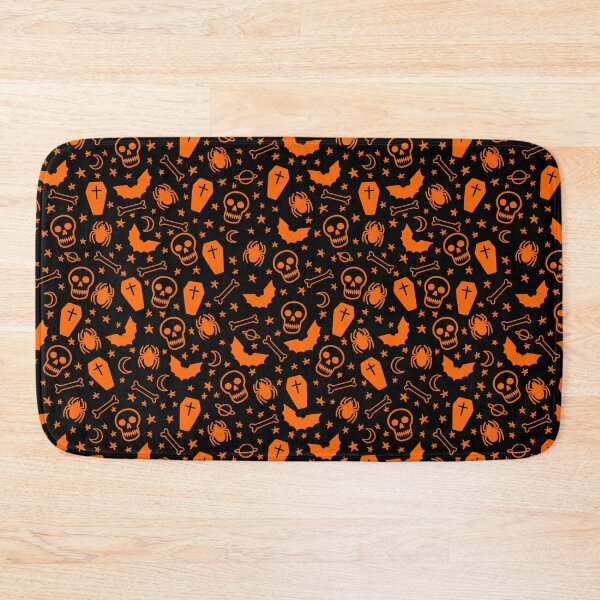 Item preview, Spooky Pattern- Black and Orange designed and sold by Ithelda.