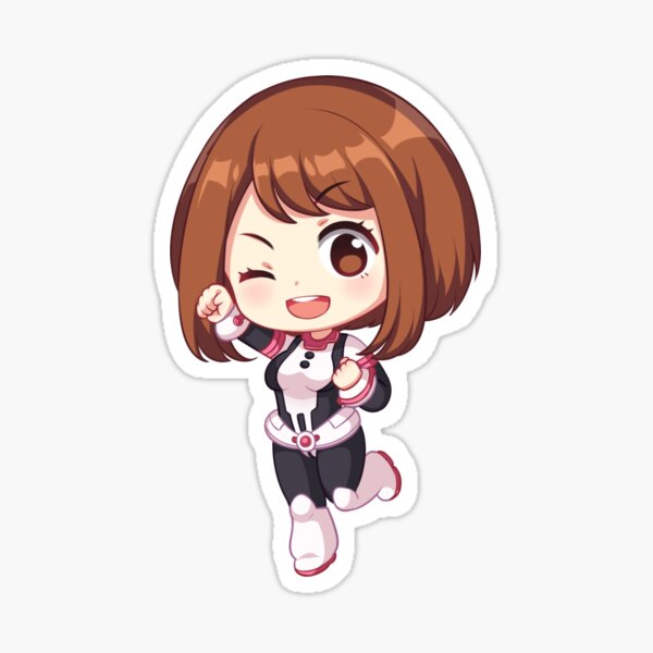 Uraraka chibi cute in \