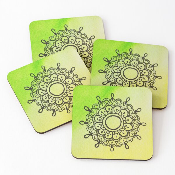 Item preview, Hand-drawn watercolor mandala design designed and sold by mbhuyan.