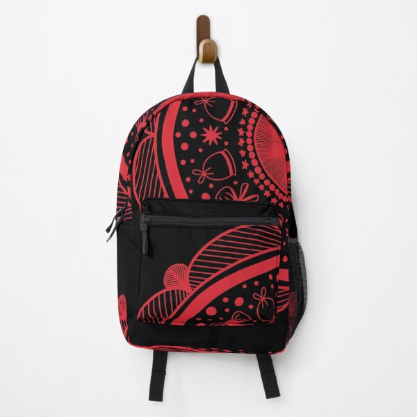 Item preview, Red Holiday Abstract Mandala Design designed and sold by mavagraphics.