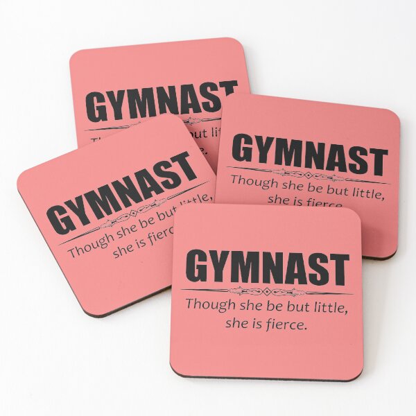 Item preview, Gymnast Gifts For Girls & Women - Though She Be But Little She Is Fierce Funny Gymnastics Gift Ideas For Gymnasts With Shakespeare Quote designed and sold by merkraht.