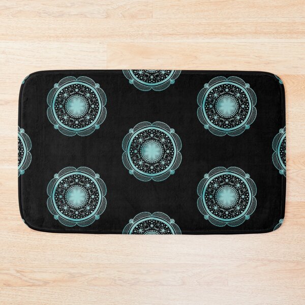 Item preview, Green Mint Holiday Abstract Mandala Design designed and sold by mavagraphics.
