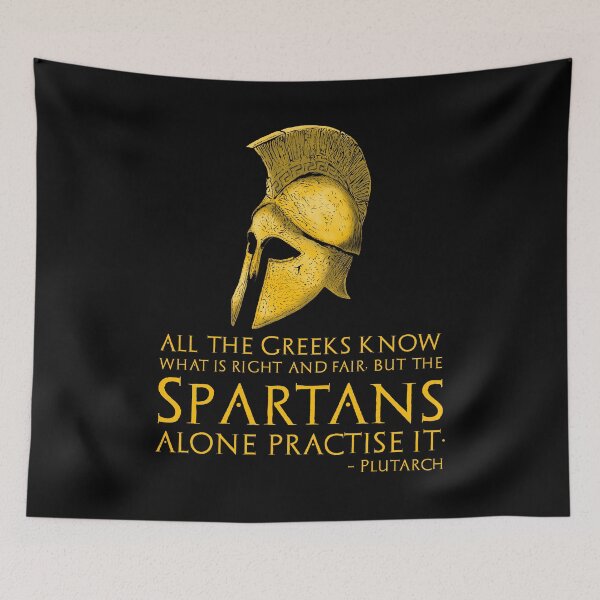 Item preview, All Greeks know what is right, but only the Spartans do it. - Ancient Greek Quote designed and sold by Styrman.