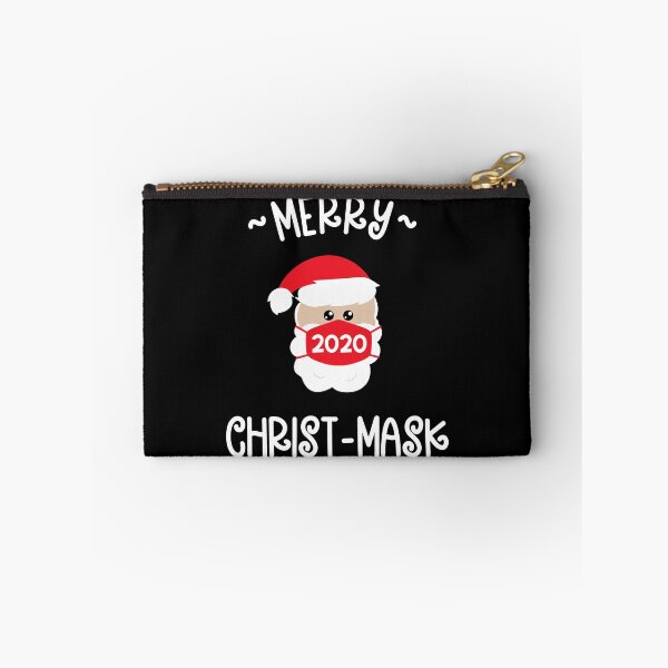 Item preview, Merry Christ-Mask / Santa Mask Art / Christmas Holiday 2020 design designed and sold by CreatedByHeidi.