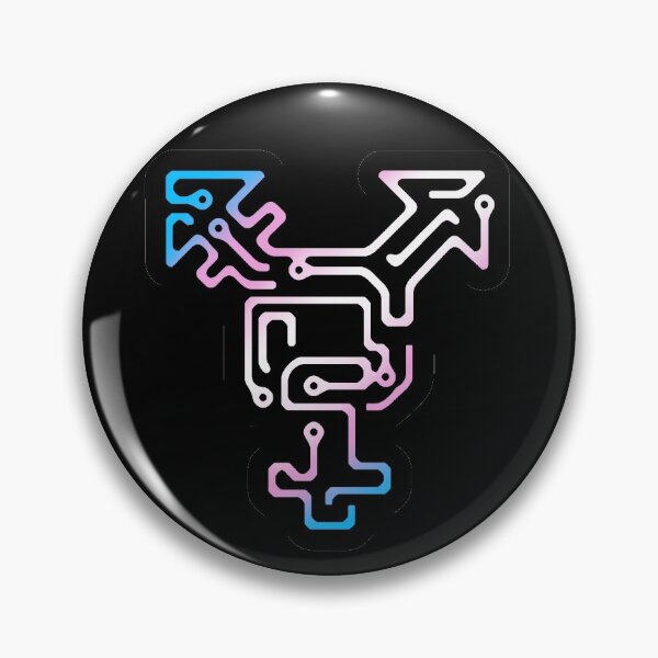 Item preview, Trans Cyborg - Nerdy Queer Trans Symbol Trans Pride Flag designed and sold by BoyPilot Goods.