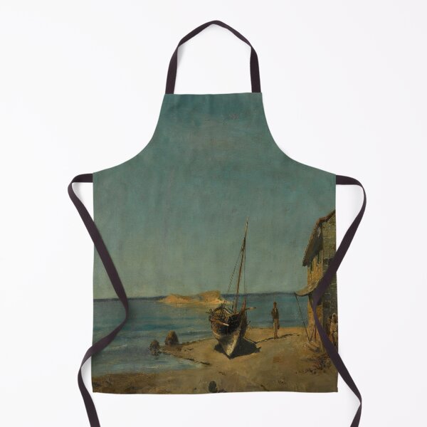 Item preview, The fisherman's home on the beach-Konstantinos Volanakis designed and sold by LexBauer.