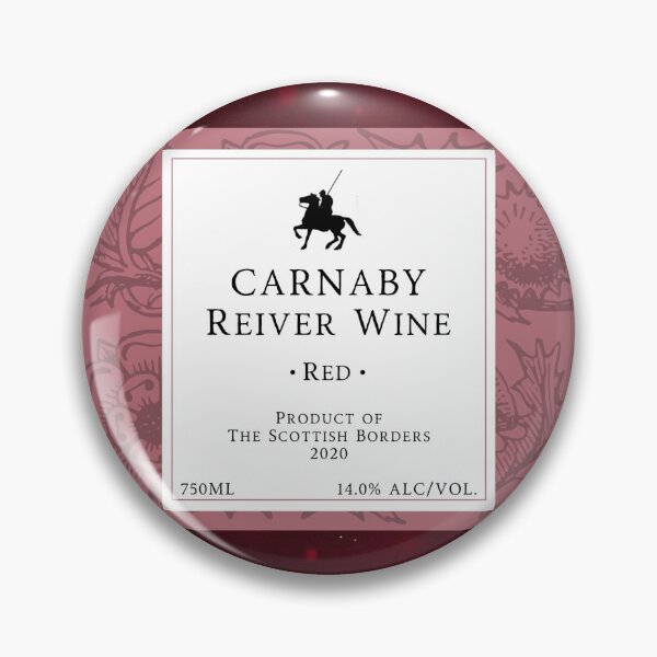 Item preview, CARNABY Red Wine Label | Border Reivers designed and sold by yourscotborders.