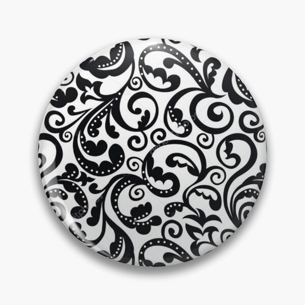 Item preview, White and Black Paisley Graphic designed and sold by karinnem.