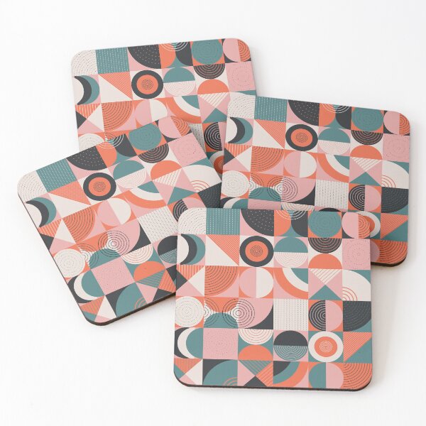 Item preview, Retro Geometric Grid Pattern designed and sold by SLAG-Creative.