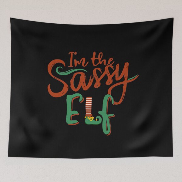 Item preview, I'm The Sassy Elf Christmas funny pajama gift for women designed and sold by alenaz.