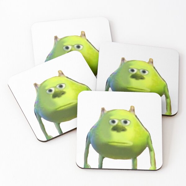 Item preview, Funny Mike Wazowski meme face  designed and sold by EllieKohlbeck55.