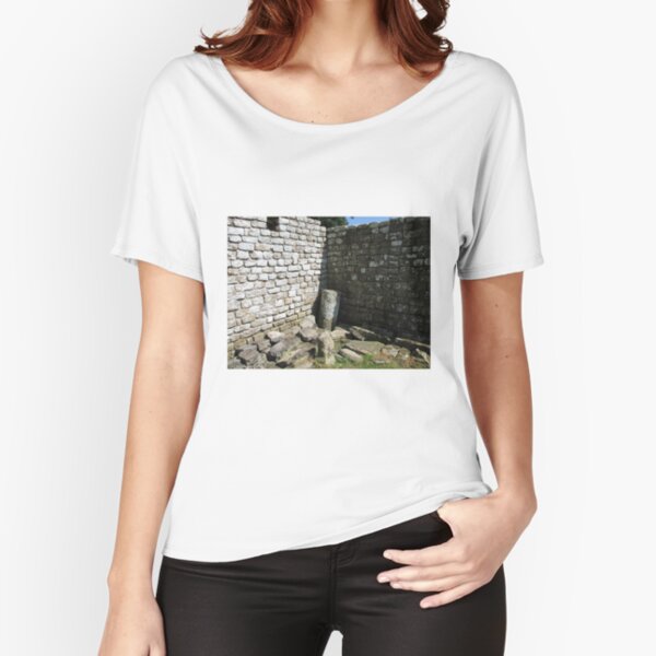 Merch #104 -- Two-Tone Walls (Hadrian's Wall) Relaxed Fit T-Shirt