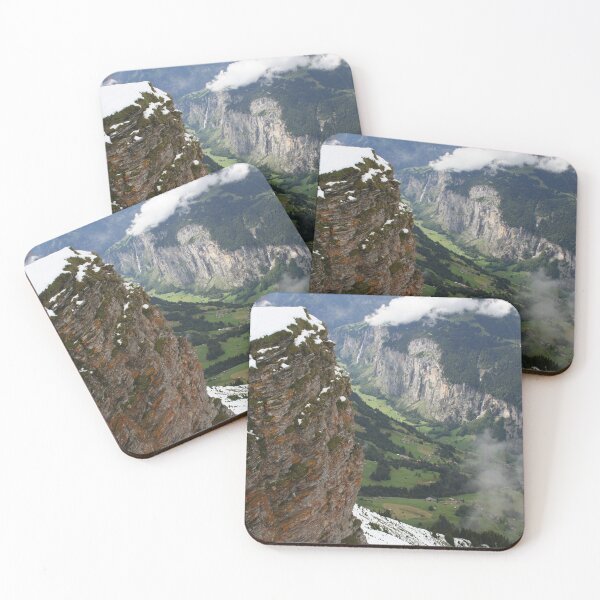 Item preview, Wengen with Lauterbrunnen valley below designed and sold by mjdennison.