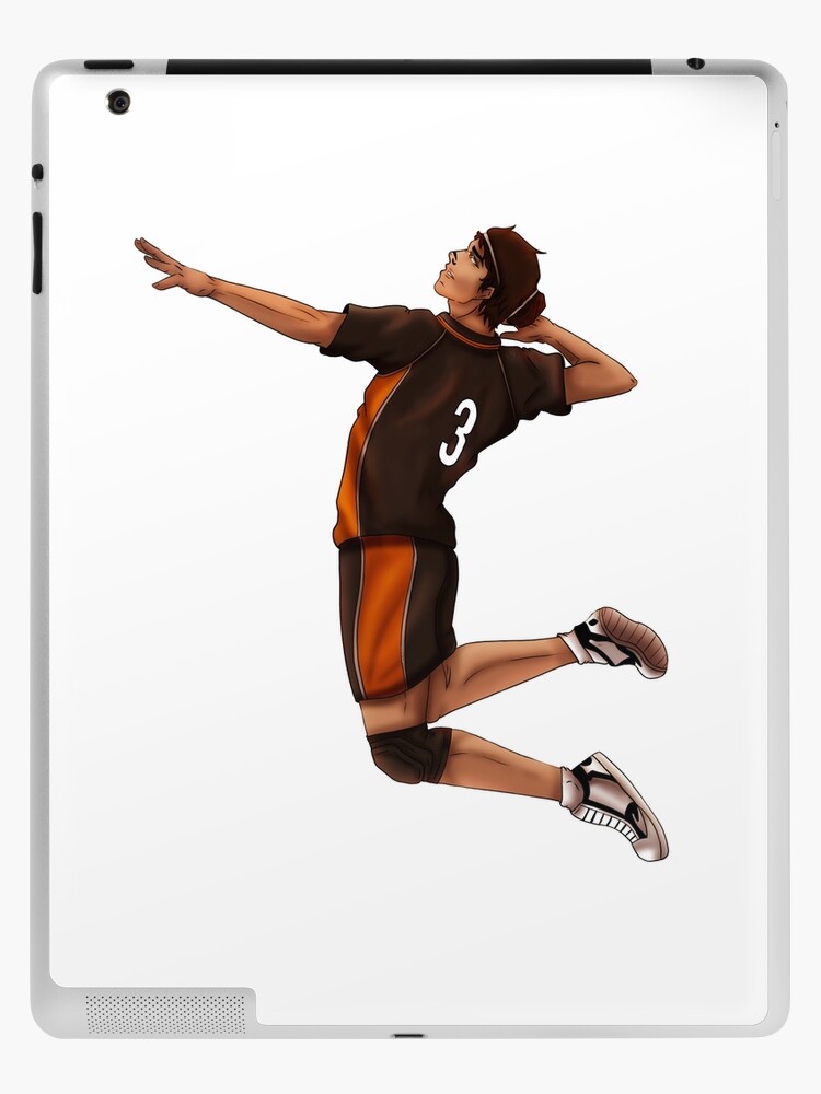 Haikyuu Asahi No Background Ipad Case Skin By King Kai23 Redbubble