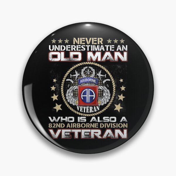Item preview, Mens Never Underestimate An Old Man Who Is Also An 82nd Airborne designed and sold by BruceFaulkner.