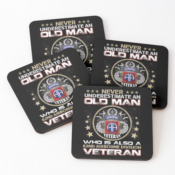 Item preview, Mens Never Underestimate An Old Man Who Is Also An 82nd Airborne designed and sold by BruceFaulkner.