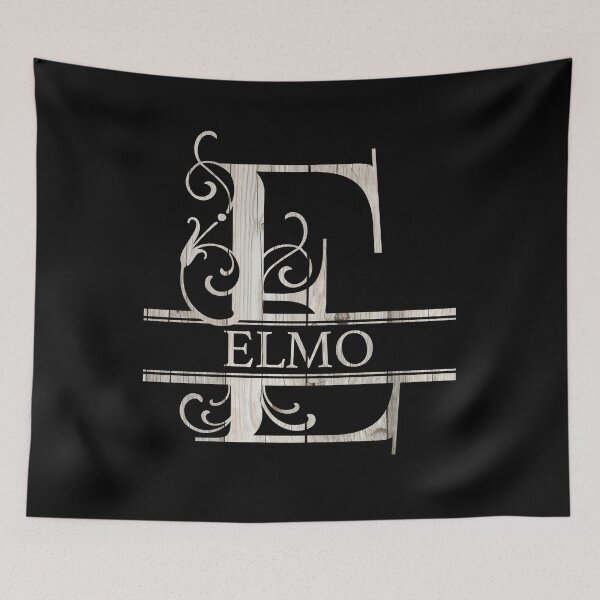 Item preview, Elmo Name - Wood Style  Monogram Letter E The Elmo Name Gift For Elmo designed and sold by JoleneHarty.