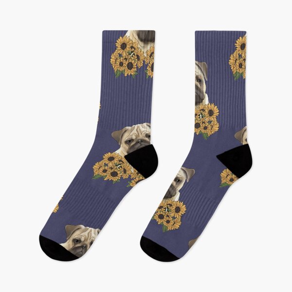Item preview, Pug Life - Sunflowers - Dog Lover designed and sold by alanaodonnell.