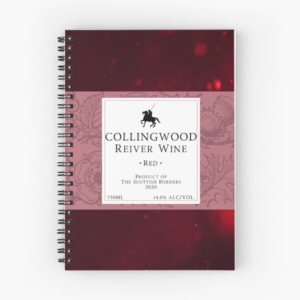 Item preview, COLLINGWOOD Red Wine Label | Border Reivers designed and sold by yourscotborders.