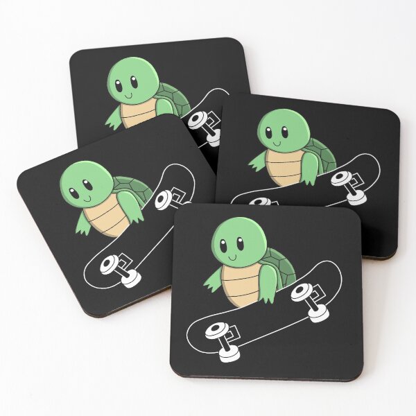 Item preview, Green Turtle on Skateboard designed and sold by palaco210.