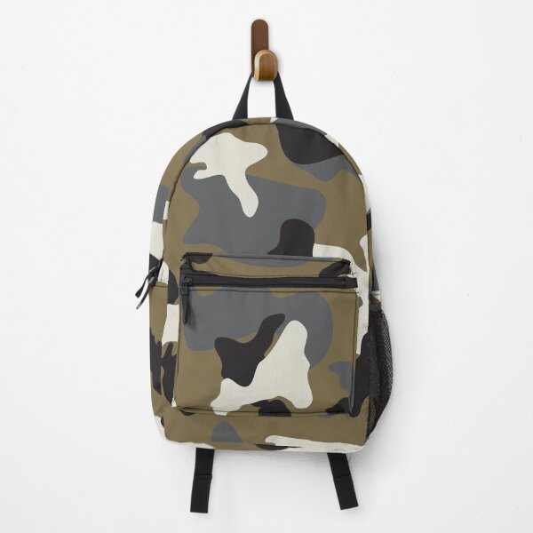 Item preview, Camouflage OD Green Grey Black White Winter Camo designed and sold by Cyberty.