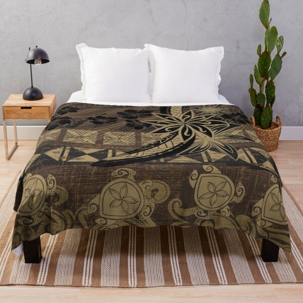 Item preview, Hawaiian Golden Brown Tribal Design designed and sold by sunnthreads.