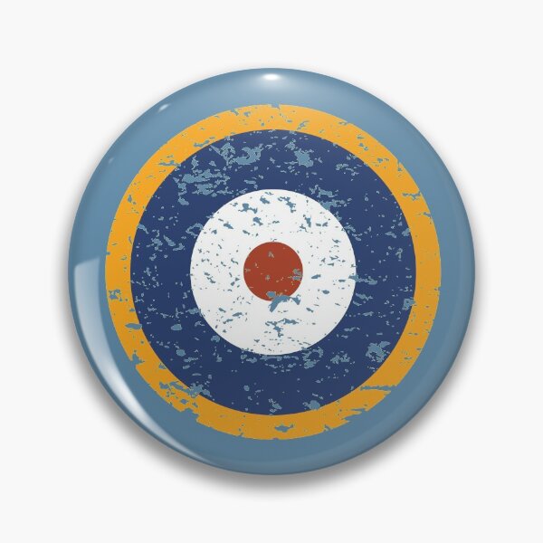 Item preview, Air Force WW2 distressed target symbol designed and sold by Bigs66.