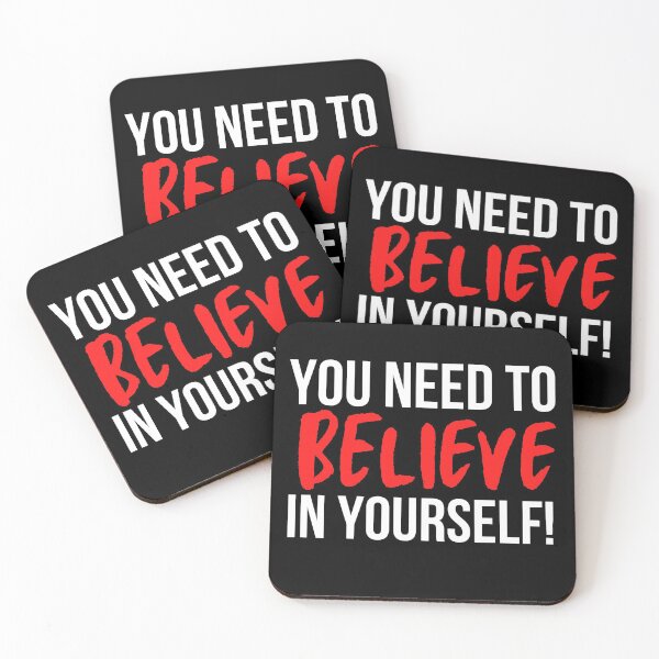 Item preview, Believe in yourself inspirational quotes designed and sold by OneTimeEngineer.