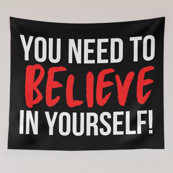 Item preview, Believe in yourself inspirational quotes designed and sold by OneTimeEngineer.
