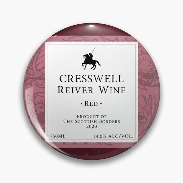 Artikelvorschau, CRESSWELL Red Wine Label | Border Reivers entworfen und verkauft von yourscotborders.